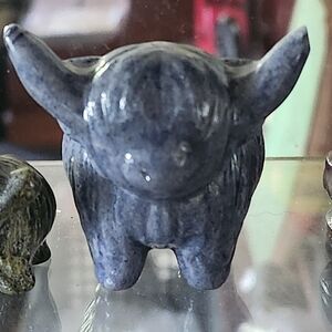 Blue Aventurine Highland Cow